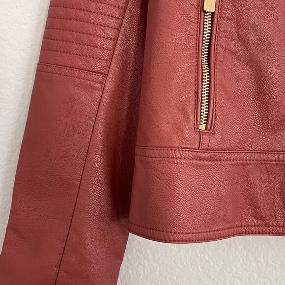 Guess Women's Faux Leather Biker Jacket - Picture 5 of 12